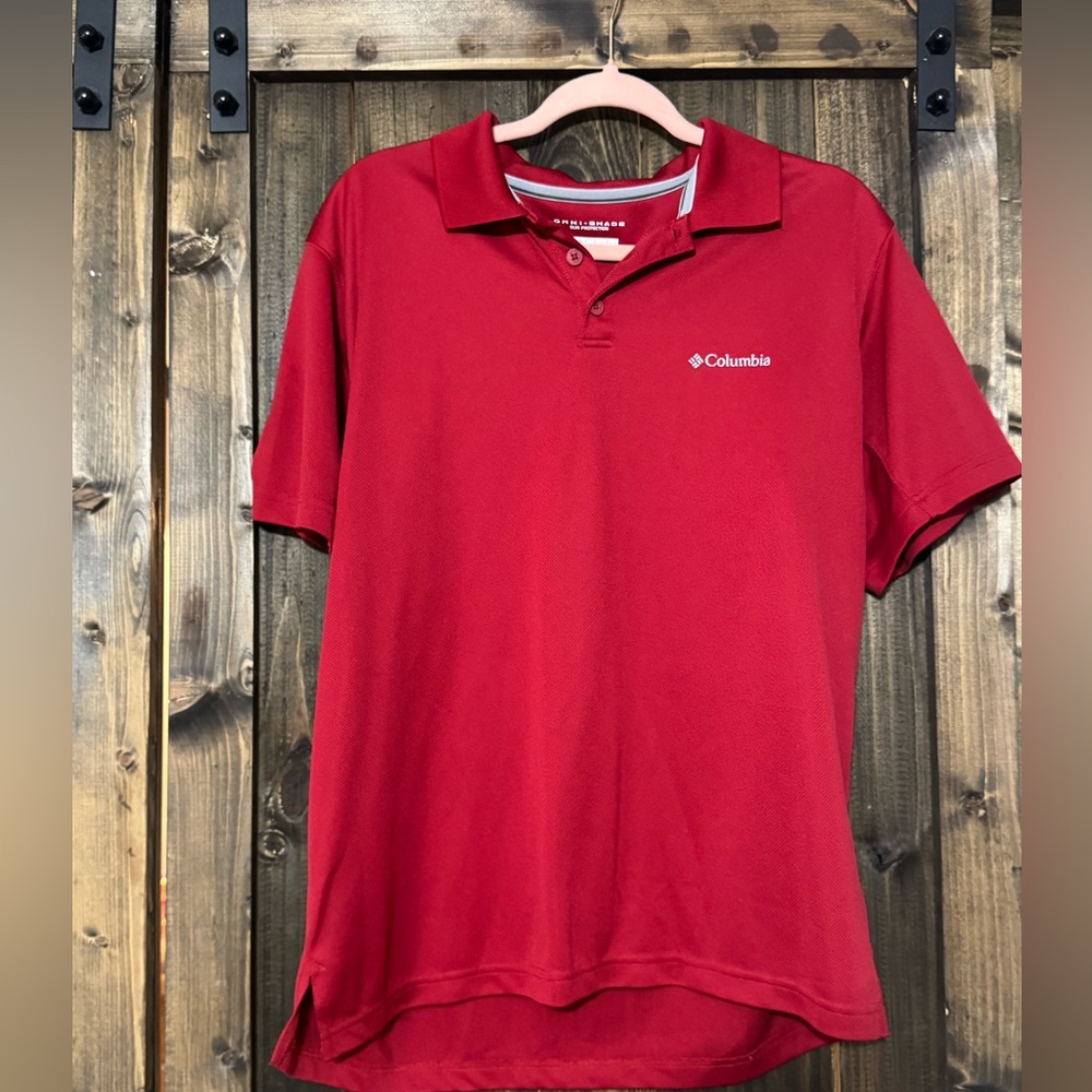 Columbia Men's Classic Red Polo